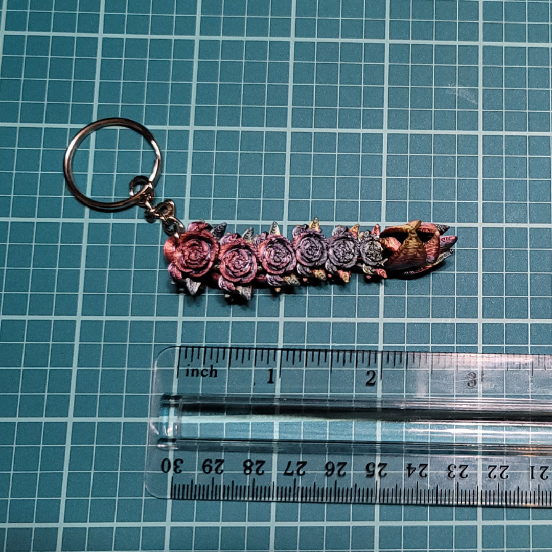 Rose Tail Keychain