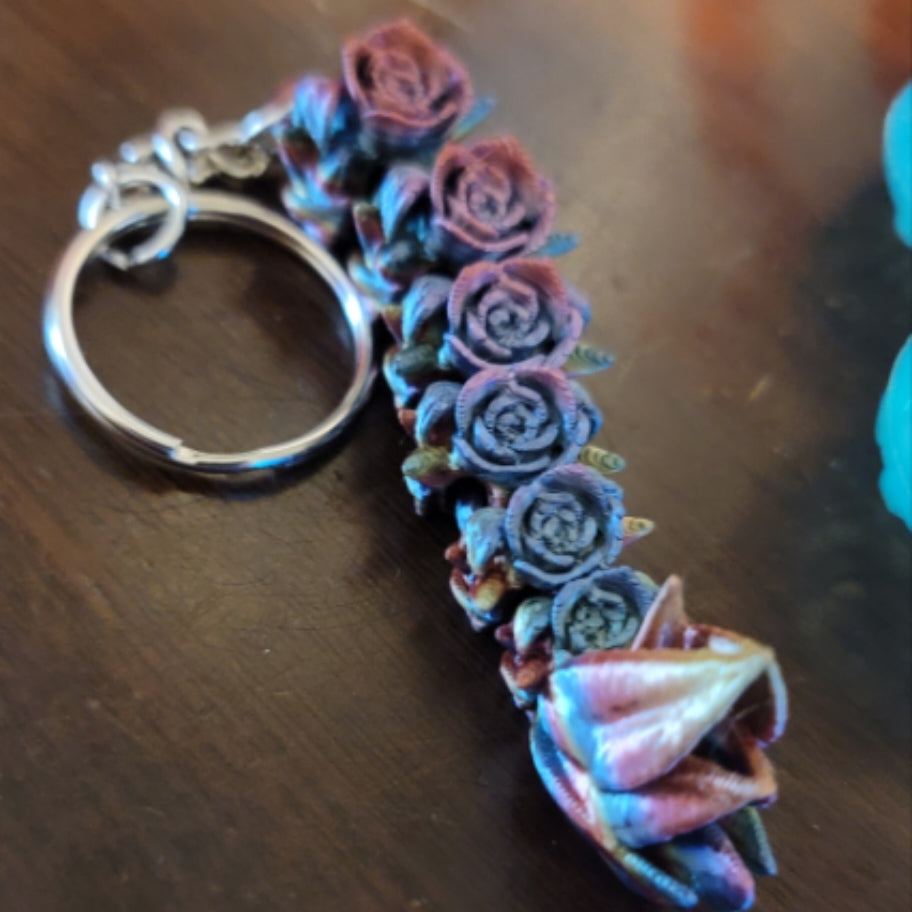Rose Tail Keychain