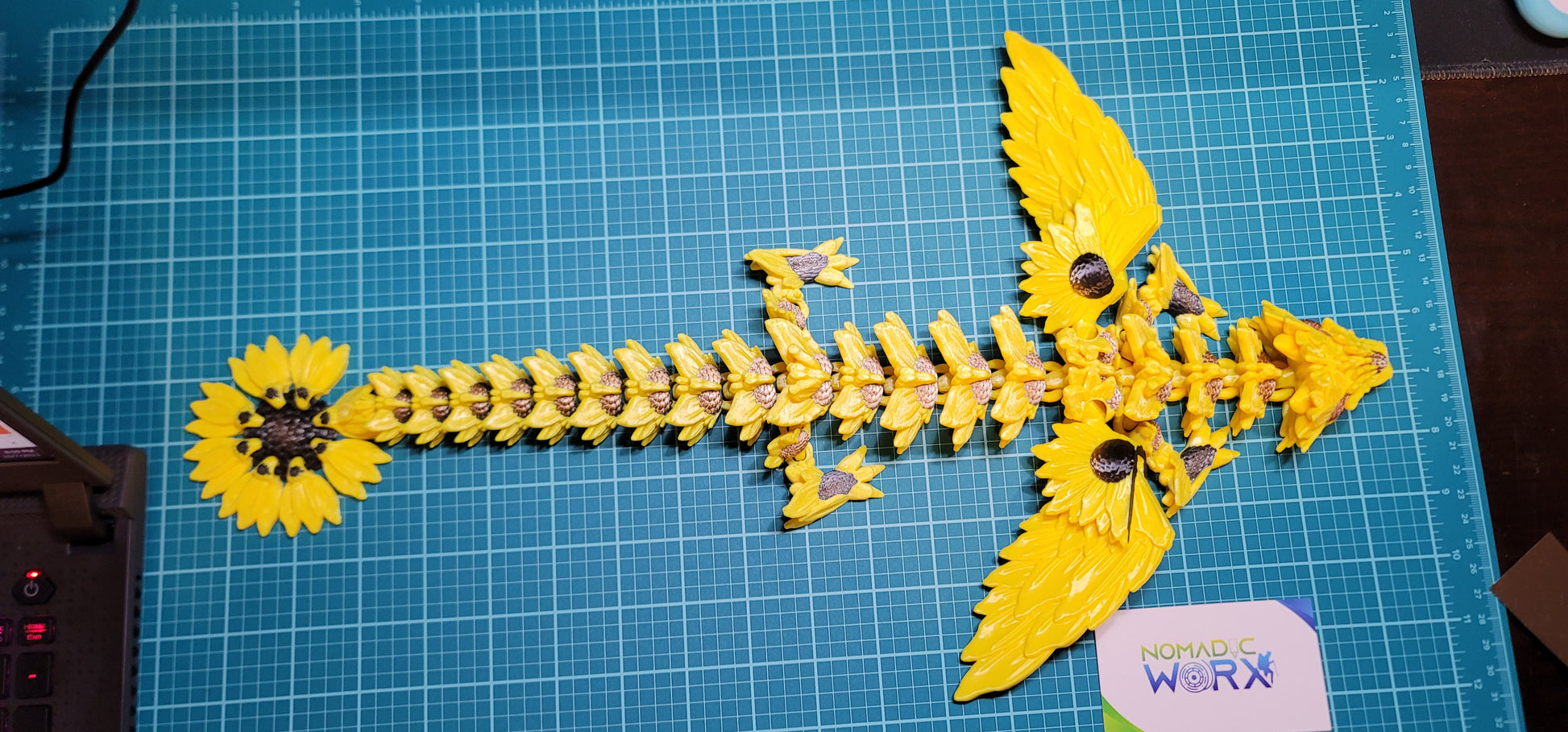Winged Sunflower Dragon